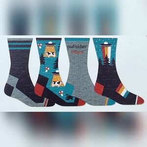 Happy Camper Men's Socks - 4 pack